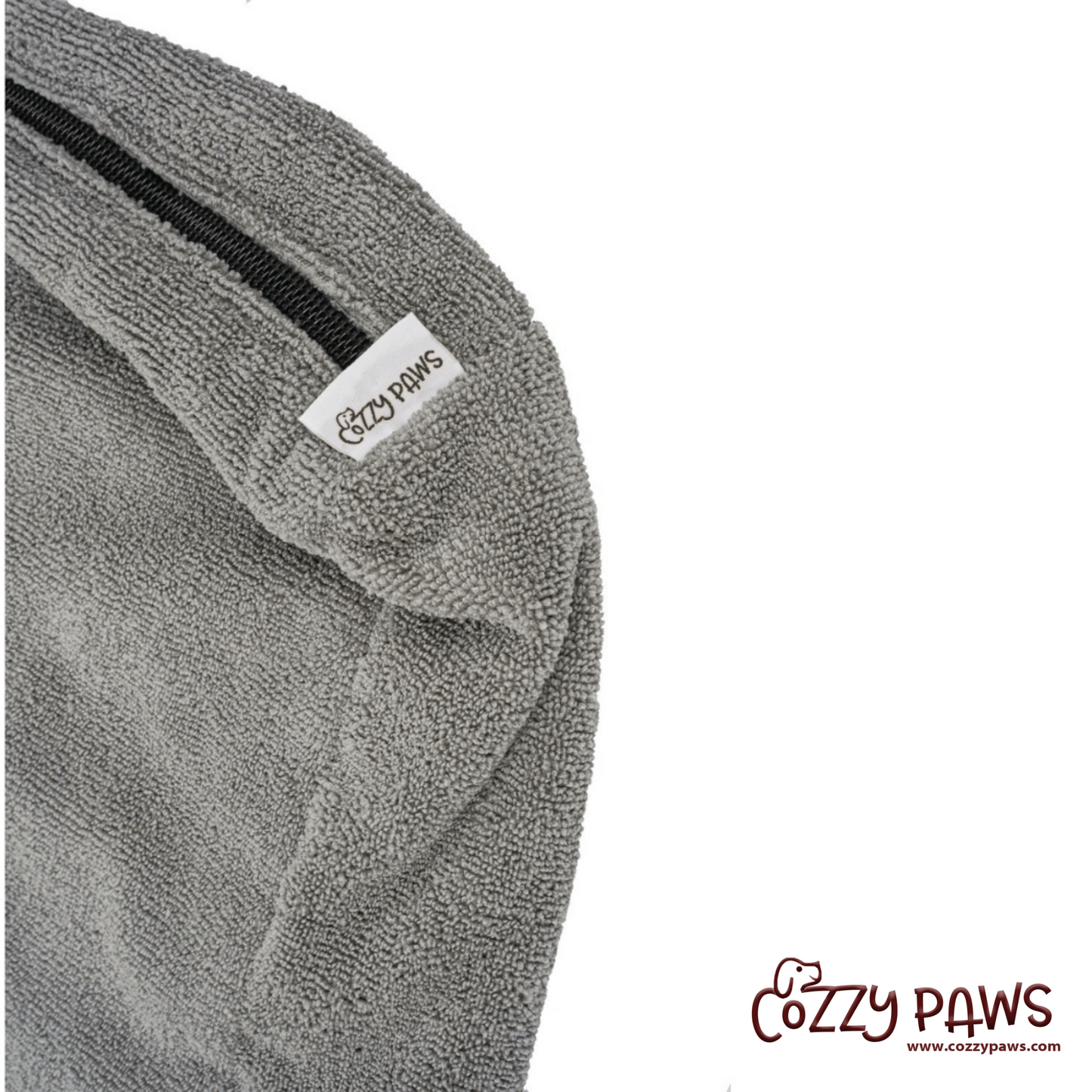Sac de Séchage pour Chien Gris