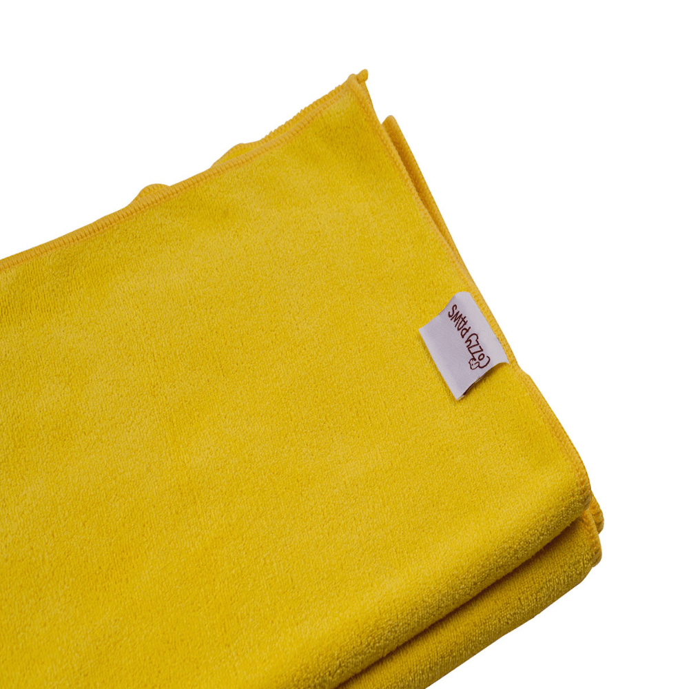 Serviette jaune pour chien