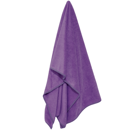 Serviette violette pour chien