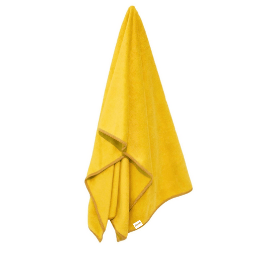 Serviette jaune pour chien