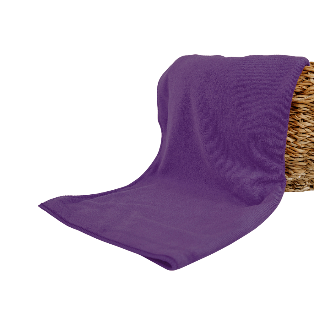 Serviette violette pour chien