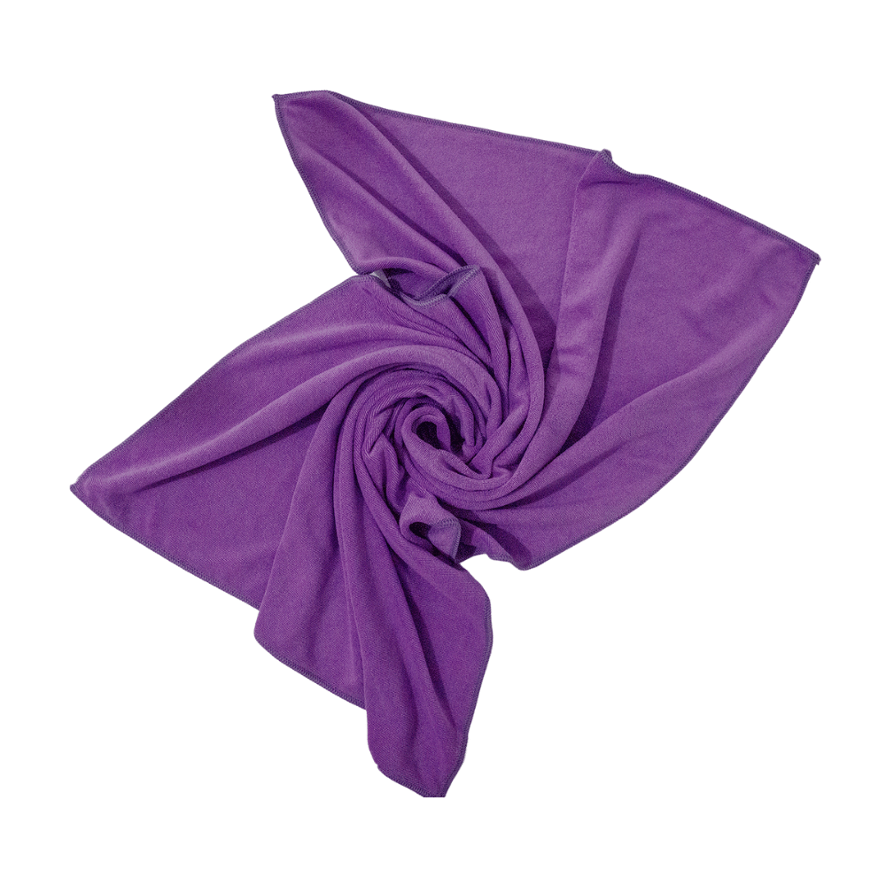 Serviette violette pour chien