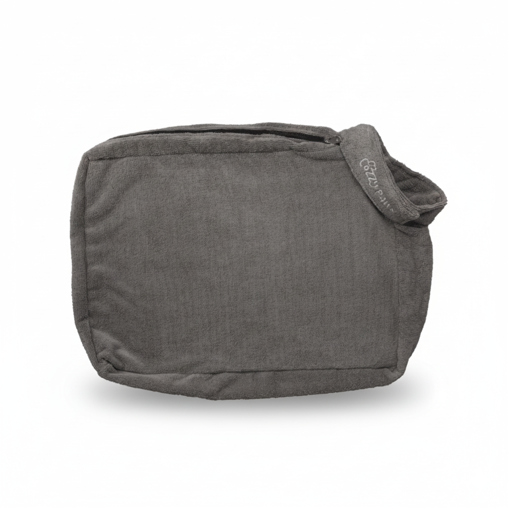Sac de séchage gris de luxe pour chien