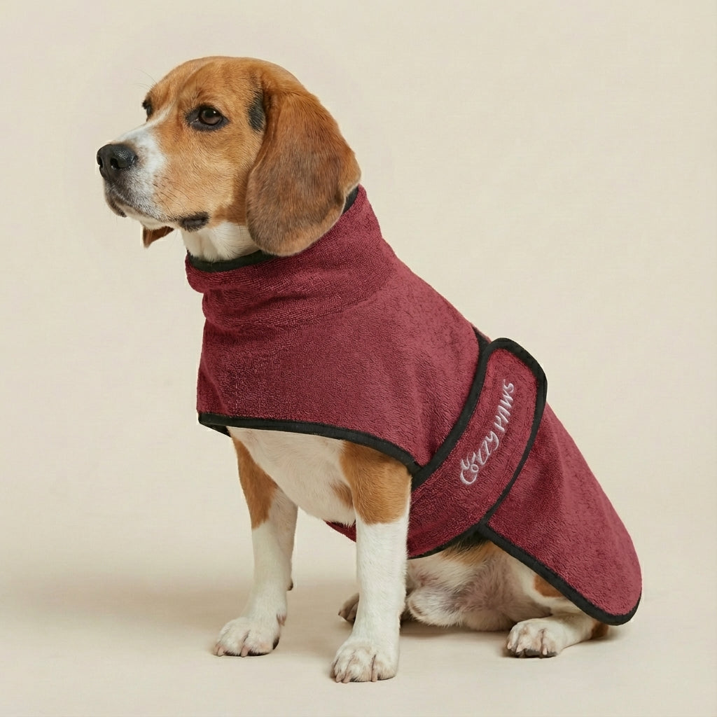 🐾 Peignoir de Bain pour Chien CozzyPaws – Doux, Chaud et Confortable 🐾