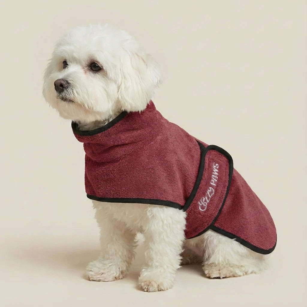 🐾 Peignoir de Bain pour Chien CozzyPaws – Doux, Chaud et Confortable 🐾