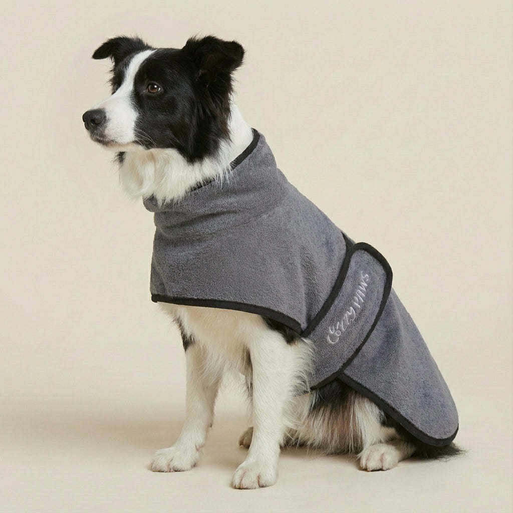 🐾 Peignoir de Bain pour Chien CozzyPaws – Doux, Chaud et Confortable 🐾