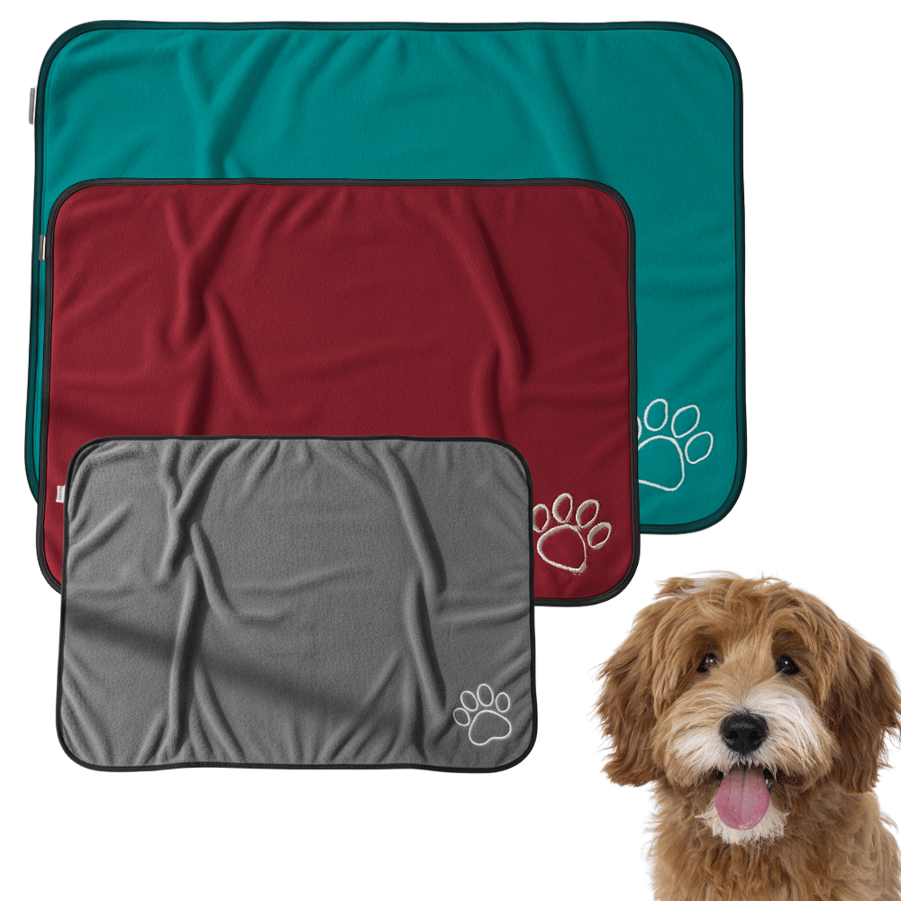 Serviette 100% Cotton Ultra-Absorbante pour Chiens