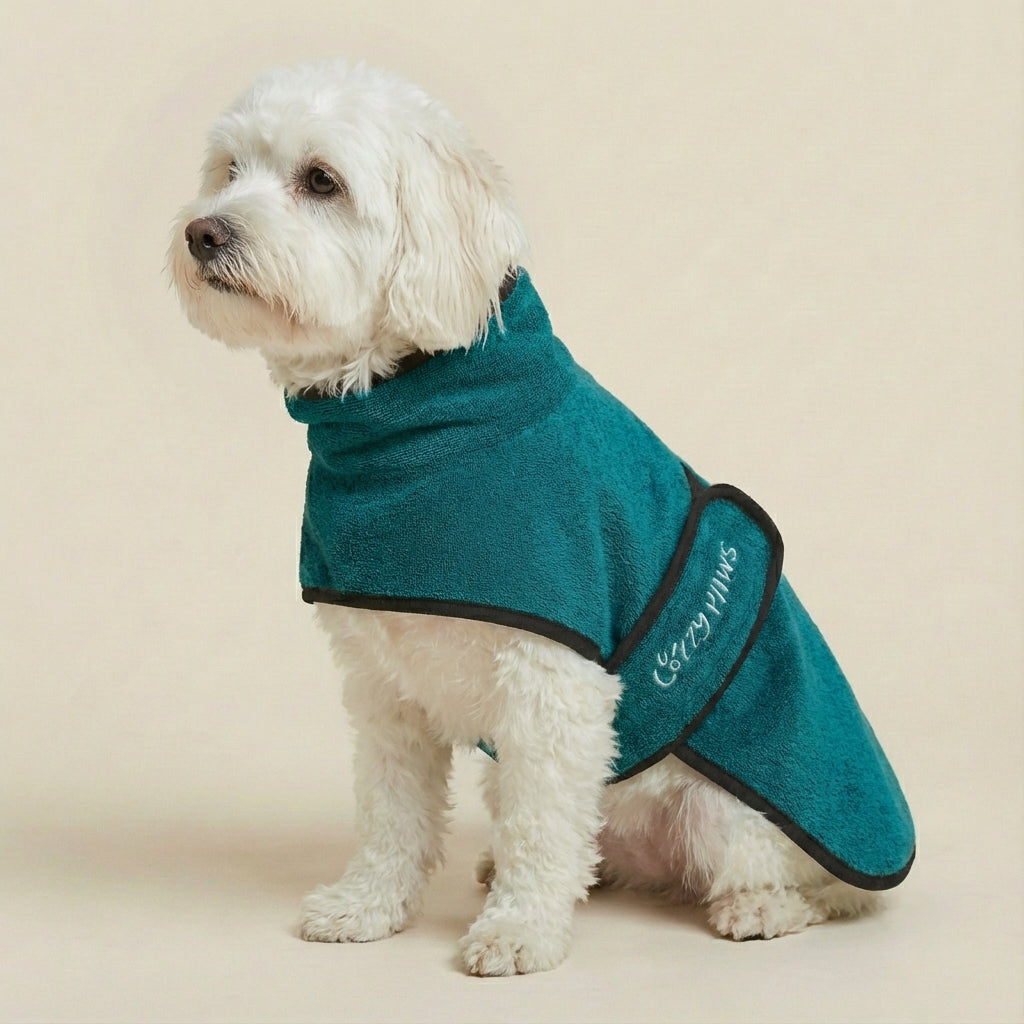 🐾 Peignoir de Bain pour Chien CozzyPaws – Doux, Chaud et Confortable 🐾
