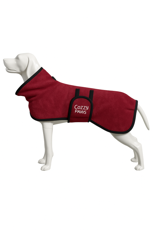 Peignoir gris pour Chien