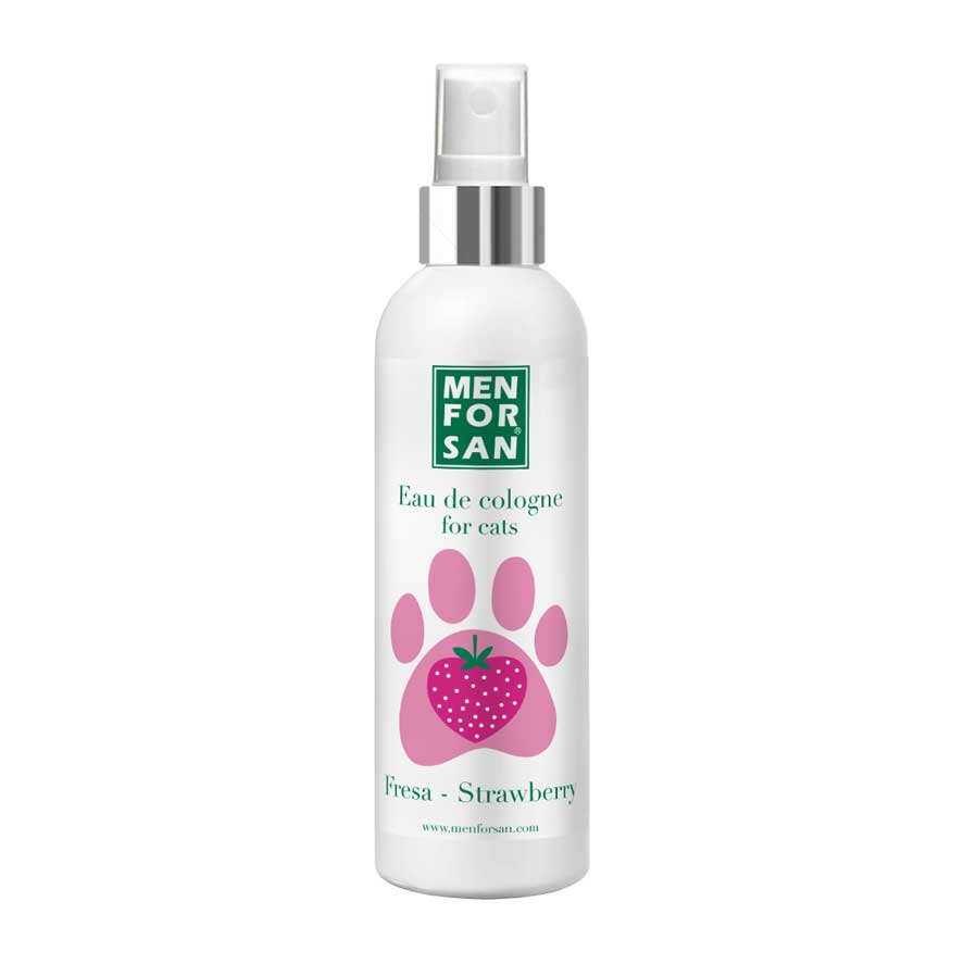 Men For San – Eau de Cologne à la Fraise pour chat – 125 ml