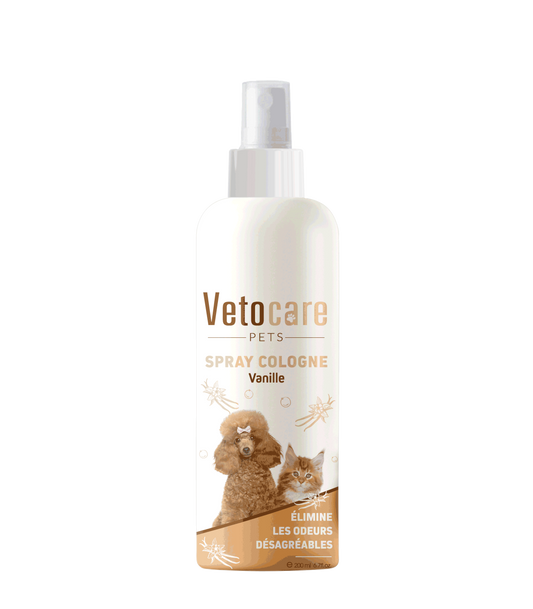 Spray Cologne Vanille pour Chiens et Chats – 200 ml