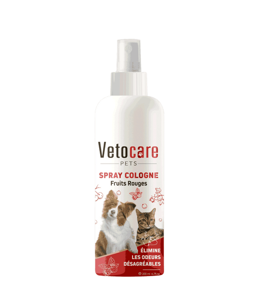 VetoCare Spray Cologne Fruits Rouges Chien et Chat 200 ml