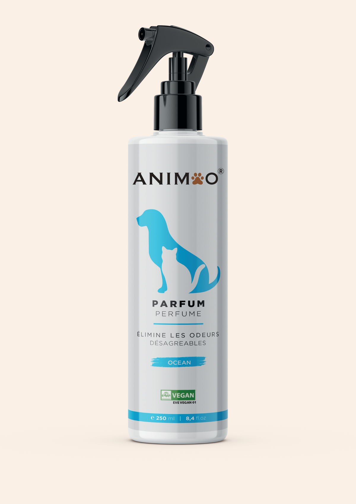 Parfum Océan ANIMOO 250 ml pour chien et chat