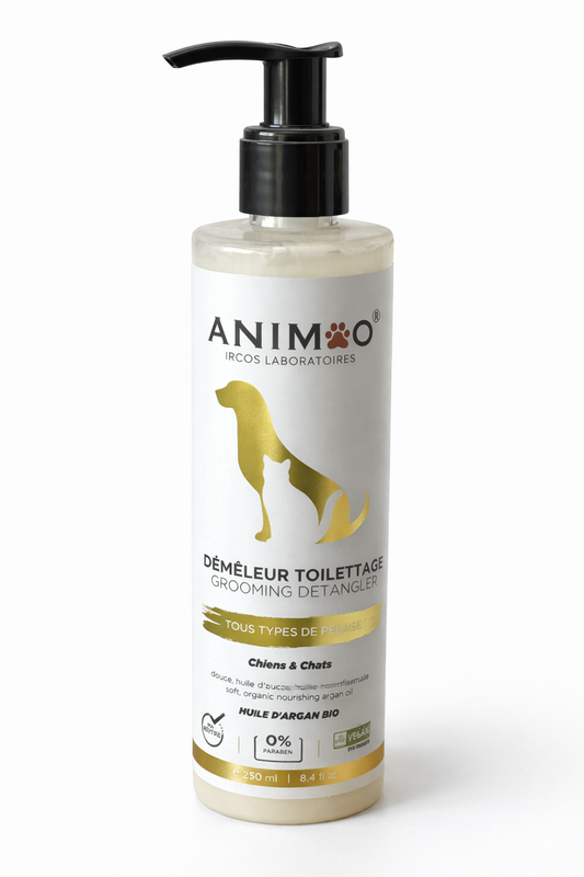 Démêleur Toilettage ANIMOO 250 ml pour chien et chat
